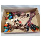(3) Strings Of Vintage Christmas Lights