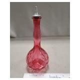 (1) Vintage Fenton Glass Barber Bottle (9.5"