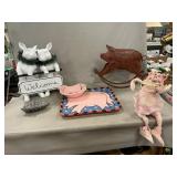 Welcome Pigs, Rocking Pig, Serving Dish,