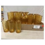 Vintage Broadway Glass Co. Amber Drinking Glass