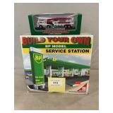Sealed BP Service Station Model, Mini Hess Fire