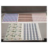 (5) Sheets Of U.S. Postal Service Stamps