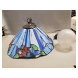 Stained "Like" Glass (Plastic) Pendant Lamp