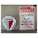 Retro Valiant Service, Plymouth Valiant Novelty