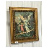 Vintage Guardian Angel Print