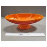 (1) Vintage Haeger Pottery Pedestal Compote Bowl
