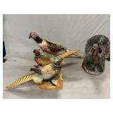 1940ï¿½s Turkey Planter, Pheasant Planter, 1962