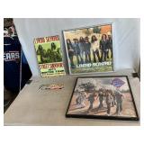 Lynyrd Skynyrd Metal Sign & Album Cover Wall