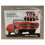 NIP Metal Pontiac GTO  "The Judge"  Sign, 16" x