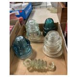 (5) Assorted Insulators