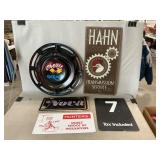 Chevy Garage Wheel Sign, Nova Car Plate, Asst.