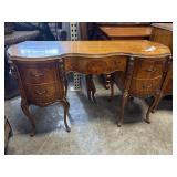 Ornate Carved Wooden Desk/Vanity