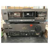 RCA Stereo Dual Cassette Deck & Amplifier