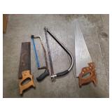 (4) Assorted Hand Saws