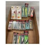 (15) Rapala Fishing Lures + (2) Bass Pro Shops