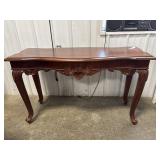 Ornate Wood Entry Way Table