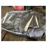 large tub full of football pants