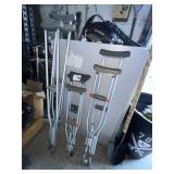 3 sets of crutches