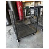 Utility Cart, black metal rolling