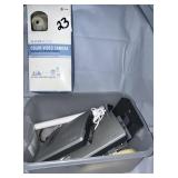 color viedo camera box lot