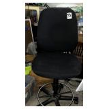 Tall rolling office chair