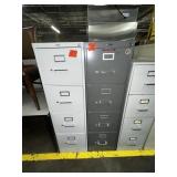 lot of 2 filing cabinets