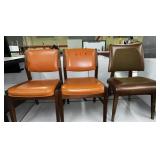 lot of 3 chairs