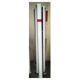 3 pull down projector screens