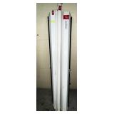 3 pull down projector screens