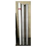 3 pull down projector screens