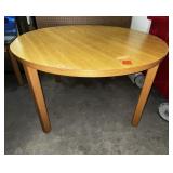 round wooden table