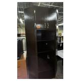 solid wood large corner cabinet
