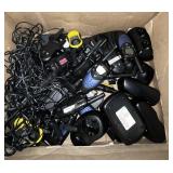 Box of mixed walkie talkies