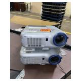 lot of  2 projectors