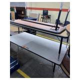 lot of 3 rectangle tables