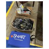 3 boxes, cords, remotes, disk drives