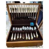 set of silverwear and box