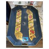 Hand painted serving tray