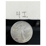 1 oz American Eagle Silver Dollar 1997