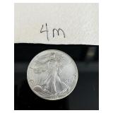 1 oz American Eagle Silver Dollar 1992
