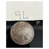 1 oz American Eagle Silver Dollar 1990