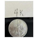 1 oz American Eagle Silver Dollar 1992