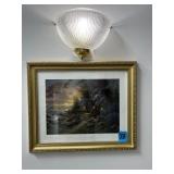 Thomas Kinkade framed print Seaside Hideaway