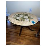 handpainted table