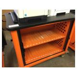 Orange Rolling Cart