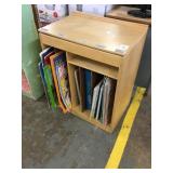 Small Desk and Contents