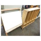 Childrens Bookcase/Cubby and Easel