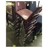 Stack of Childrens School Chairs