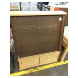 Pegboard and encasement