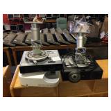 (3) Ceiling Projectors, two mounts